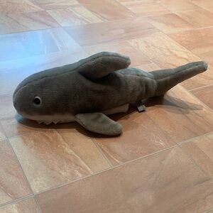Caltoy Vintage Gray Shark Kids Hand Puppet 18" Plush Stuffed Animal Toy